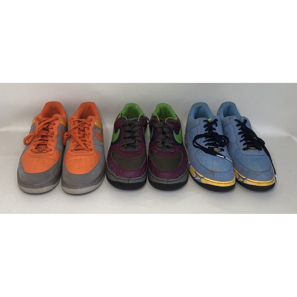 Lot of 3 NIKE Air Force 1 Size 15 BARKLEY PACK•INSIDEOUT•LONDON Sneakers